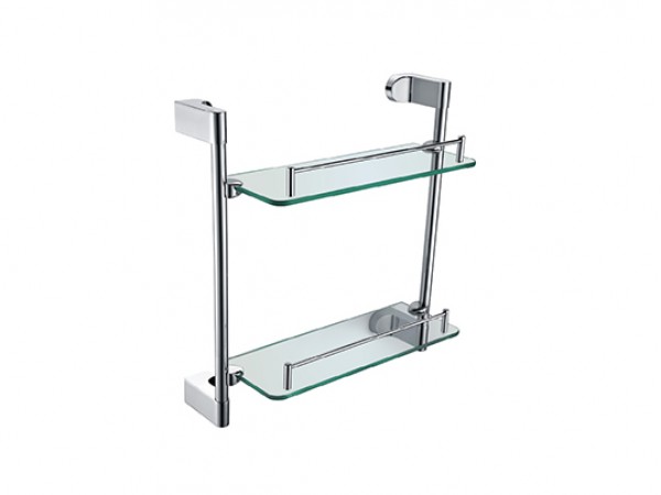 选购浴室双层玻璃置物架的好处